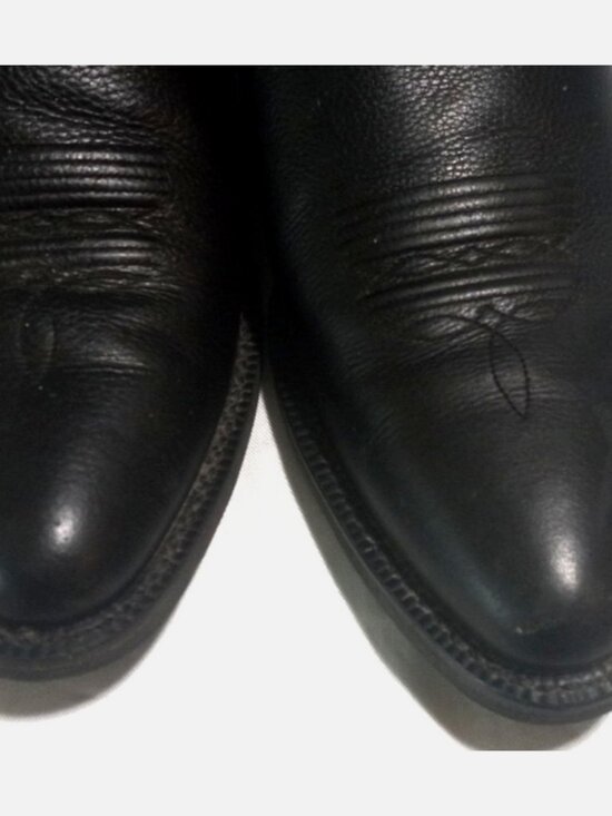 Ariat mens Size 13D Heritage R Toe Western Boots Style 10002218 black leather main image 4